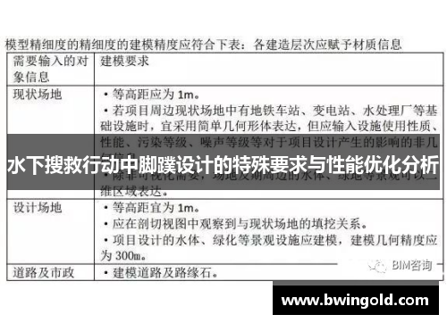水下搜救行动中脚蹼设计的特殊要求与性能优化分析